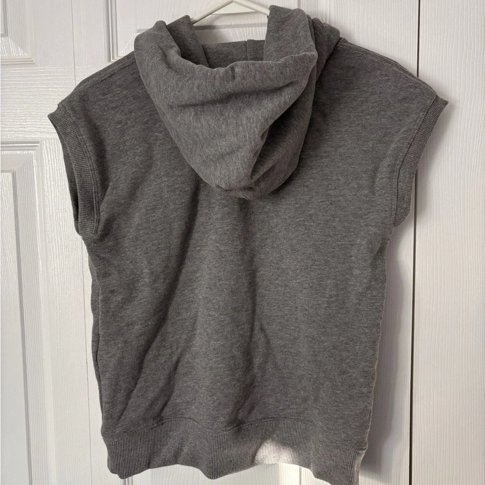 Roots X Shawn Mendes Gray Sleeveless Hoodie - Picture 4 of 5